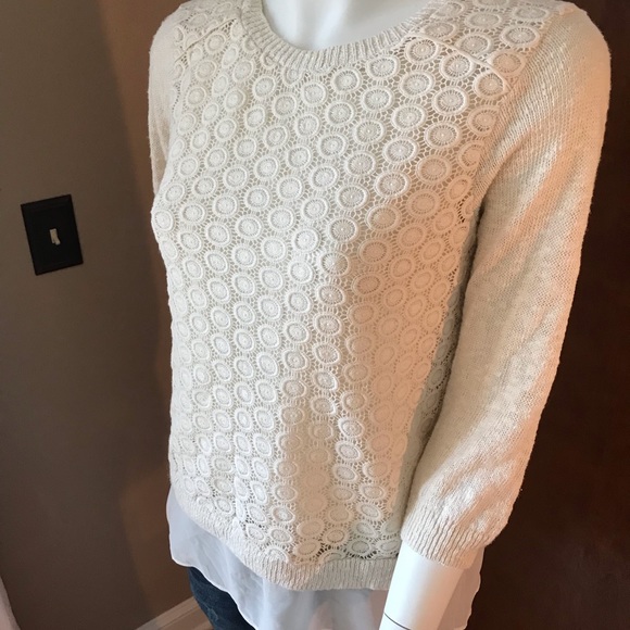 Lucky Brand Sweaters - Lucky Brand Overlay Sweater